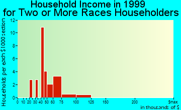 Bull Run household income for two or more races householders