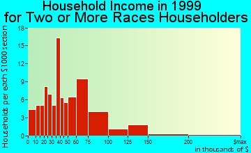 Reston household income for two or more races householders