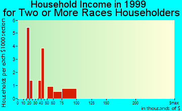 Washougal household income for two or more races householders
