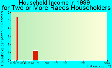 Salton Sea Beach household income for two or more races householders