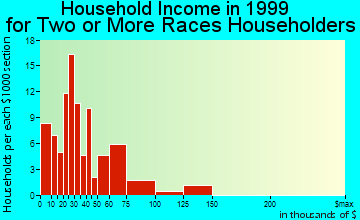 Stanton household income for two or more races householders