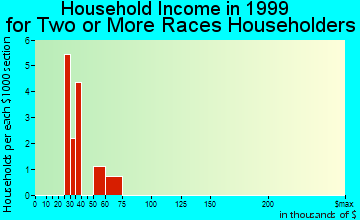 Firestone household income for two or more races householders