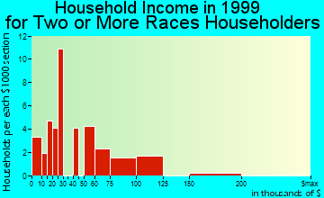Madison household income for two or more races householders