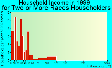 Grand Junction household income for two or more races householders