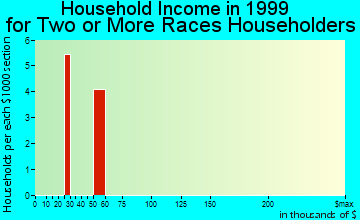 High Springs household income for two or more races householders