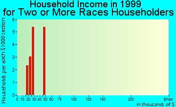Austell household income for two or more races householders
