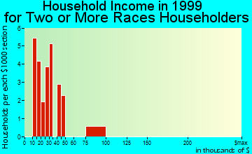 Candler-McAfee household income for two or more races householders