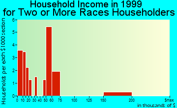 Chamblee household income for two or more races householders