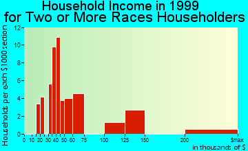 Duluth household income for two or more races householders