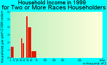 Griffin household income for two or more races householders