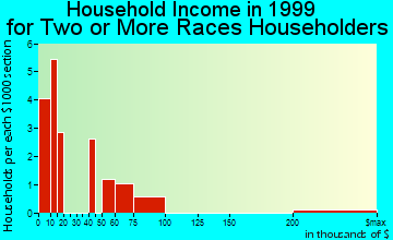 LaGrange household income for two or more races householders