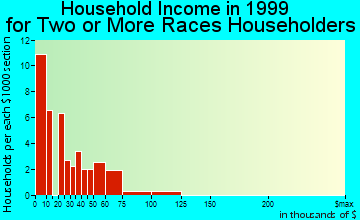 Macon household income for two or more races householders