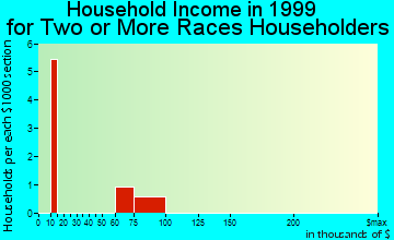 Hansen household income for two or more races householders