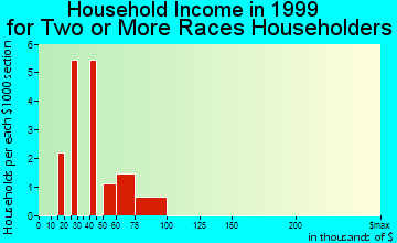 Anchor Point household income for two or more races householders