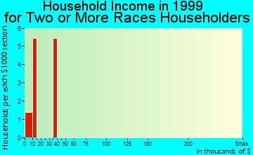 Anderson household income for two or more races householders