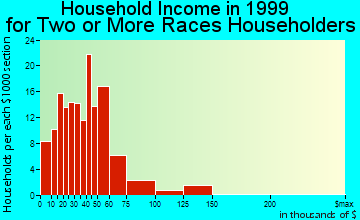 Cicero household income for two or more races householders