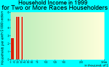 Hodgkins household income for two or more races householders