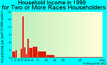 Hoffman Estates household income for two or more races householders