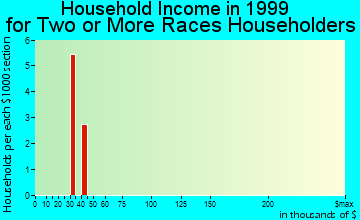 Healy household income for two or more races householders