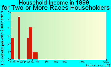 Kake household income for two or more races householders
