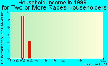 Mount Vernon household income for two or more races householders