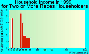 Boone household income for two or more races householders