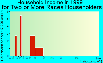 Noorvik household income for two or more races householders