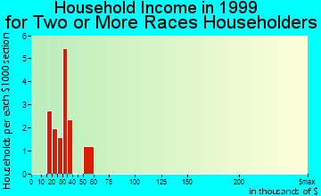 Fort Dodge household income for two or more races householders
