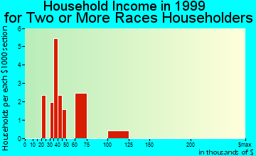 Storm Lake household income for two or more races householders