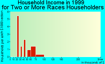 West Liberty household income for two or more races householders