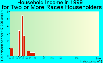 Sublette household income for two or more races householders