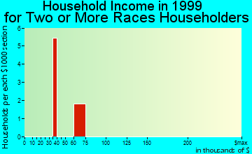 Brodhead household income for two or more races householders
