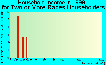 Camargo household income for two or more races householders