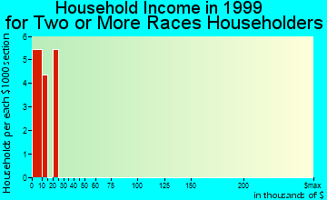Mount Vernon household income for two or more races householders