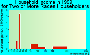 Accokeek household income for two or more races householders
