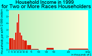 Catonsville household income for two or more races householders