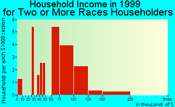 Fort Washington household income for two or more races householders