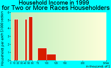 Severna Park household income for two or more races householders
