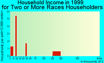 Holbrook household income for two or more races householders