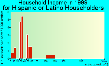 Runnemede household income for Hispanic or Latino householders