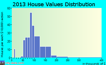 Hopkins home values distribution