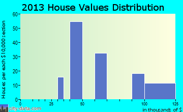 Bogue Chitto home values distribution