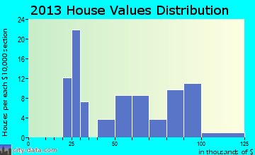 Mokane home values distribution