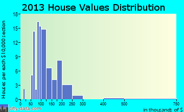 Metamora home values distribution