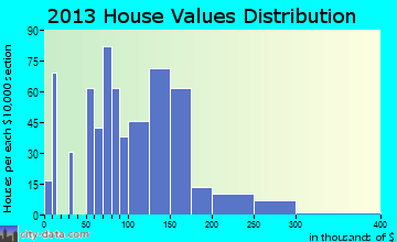 Selinsgrove home values distribution