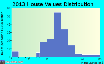 Ernest home values distribution