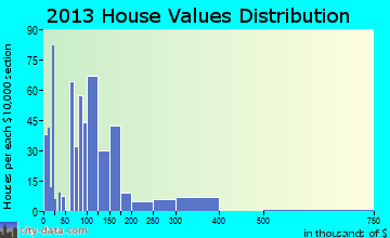 White Pine home values distribution