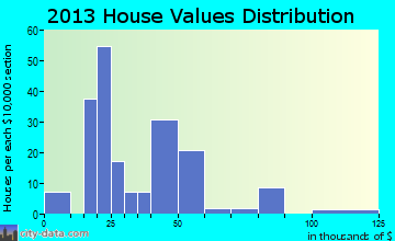 Malone home values distribution