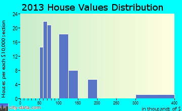 Ashford home values distribution
