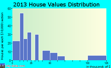 Bluewater home values distribution